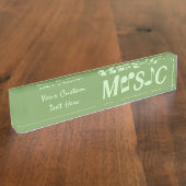 Kundenspezifisches Schreibtischnummernschild der Namensplakette (Seite)