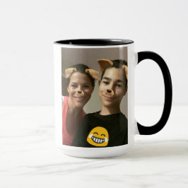 Kundenspezifisches Schwarzes 15 Foto der Tasse