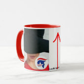 Kundenspezifisches Schwarzes 15 Unze-Wecker, der Tasse (Vorderseite Links)