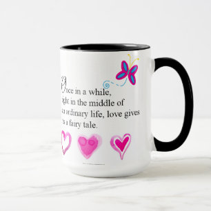 Kundenspezifisches Schwarzes 15 Unze-Wecker Fary Tasse