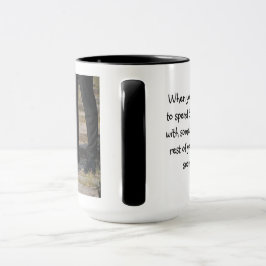 Kundenspezifisches Schwarzes 15 Unze-Wecker-Tasse Tasse