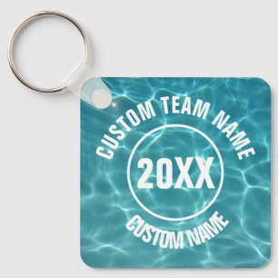 Kundenspezifisches Schwimmteam Schlüsselanhänger