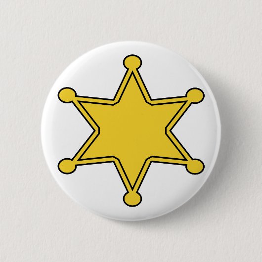 Kundenspezifisches Sheriff-Abzeichen - entwerfen Button (Vorderseite)