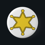 Kundenspezifisches Sheriff-Abzeichen - entwerfen Button<br><div class="desc">Entwerfen Sie Ihr eigenes kundenspezifisches Button-Rückseiten-Abzeichen - addieren Sie Ihren Text oder eine andere Grafik,  fertigen Sie die Hintergrundfarbe,  besonders an oder ändern Sie die Form dieses DIY Abzeichens - Sheriff,  Abgeordneter,  Sicherheit,  Rasenpolizei, …,  welches die Wahl Ihre ist. Großes Gaggeschenk oder -Gastgeschenk.</div>