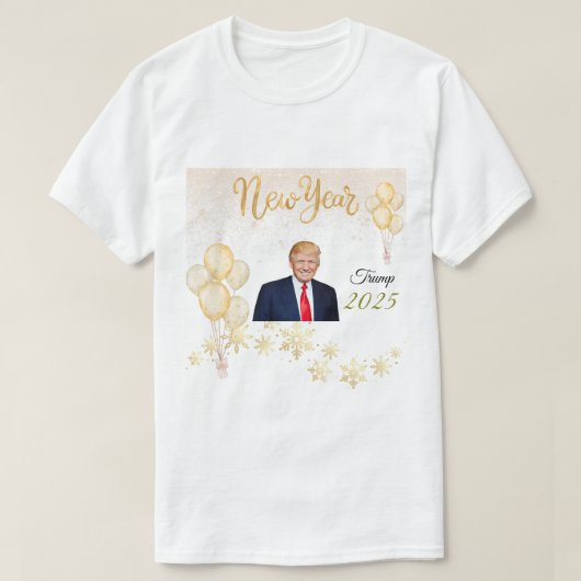 Kundenspezifisches Shirt glücklich Neues Jahr (Design vorne)