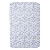 Kundenspezifisches Singrün-Blau auf weißem Badematte (Vorderseite Vertikal)