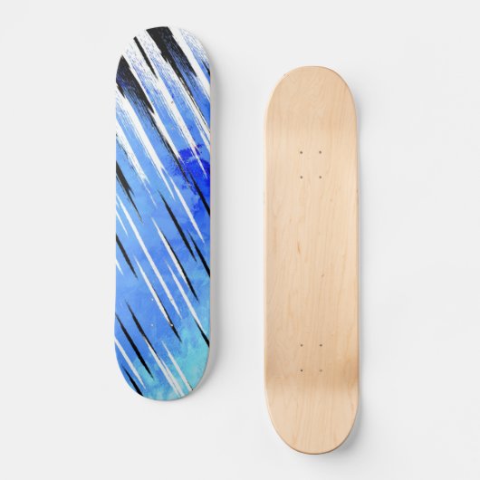 Kundenspezifisches Skateboarding Plattform-blaues Skateboard (Vorderseite)
