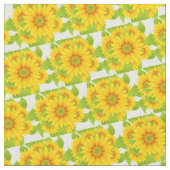 Kundenspezifisches Sonnenblume-Gewebe Stoff (Nahaufnahme)