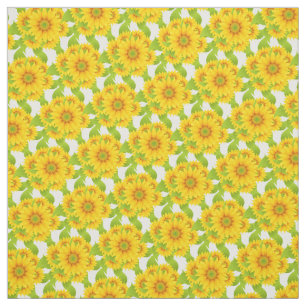 Kundenspezifisches Sonnenblume-Gewebe Stoff