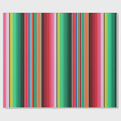 Kundenspezifisches Spanisch Serape mexikanische Geschenkpapier (Flach)