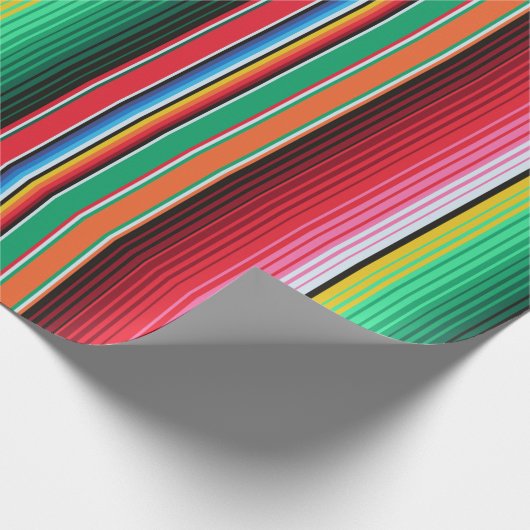 Kundenspezifisches Spanisch Serape mexikanische Geschenkpapier (Ecke)
