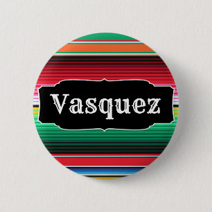 Kundenspezifisches Spanisch Serape mexikanisches Button