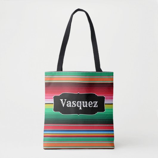 Kundenspezifisches Spanisch Serape mexikanisches Tasche (Vorderseite)