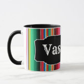 Kundenspezifisches Spanisch Serape mexikanisches Tasse (Links)