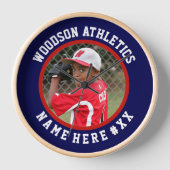 Kundenspezifisches Sportteam-Geschenk für Trainer  Uhr (Vorderseite)