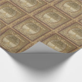 Kundenspezifisches Stammbaum-Packpapier Geschenkpapier (Ecke)