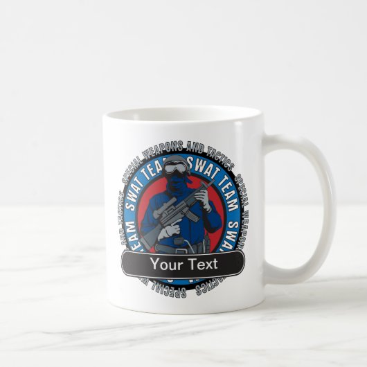 Kundenspezifisches SWAT-Team Kaffeetasse (Rechts)