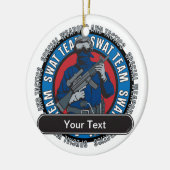 Kundenspezifisches SWAT-Team Keramikornament (Links)