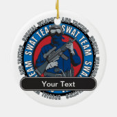 Kundenspezifisches SWAT-Team Keramikornament (Hinten)