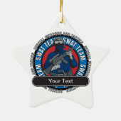 Kundenspezifisches SWAT-Team Keramikornament (Hinten)