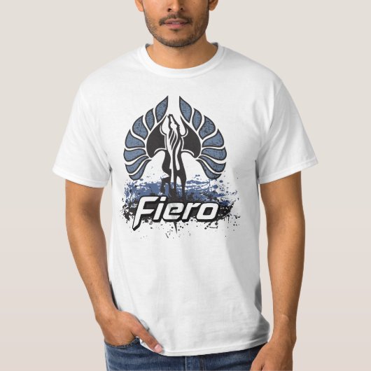 Kundenspezifisches T-Shirt Pontiacs Fiero (Vorderseite)