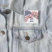 Kundenspezifisches Text-amerikanische Button (Beispiel)