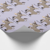 Kundenspezifisches Text-Packpapier der Geschenkpapier (Ecke)