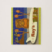 Kundenspezifisches Tiki Bar-Zeichen Puzzle (Vertikal)