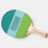 Kundenspezifisches Tri FarbeKlingeln pong Paddel Tischtennis Schläger (Seitenansicht)