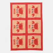 Kundenspezifisches Tuch der glücklichen Krabbe (Vertikal)