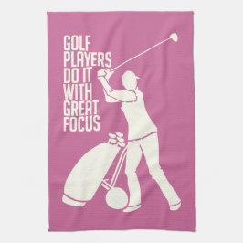 Kundenspezifisches Tuch DES GOLF-SPIELERS Hand