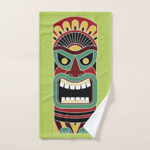Kundenspezifisches Tuch Hand3 coolen Tiki Totems