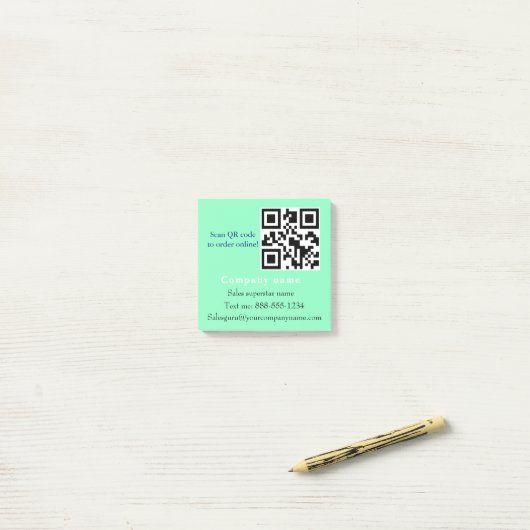 Kundenspezifisches Verkaufstool, Custom Post It fo Post-it Klebezettel (Auf Schreibtisch)