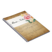 Kundenspezifisches Vintages Blatt-Musik-Notizbuch Notizblock (Rechte Seite)