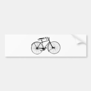 Kundenspezifisches Vintages Fahrrad des Autoaufkleber