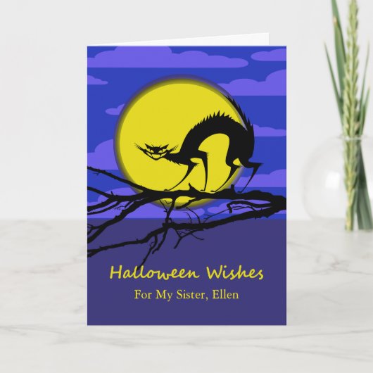 Kundenspezifisches vorderes Halloween für Karte (Vorderseite)