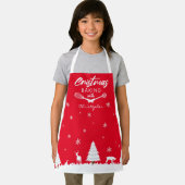 Kundenspezifisches Weihnachtsgebäck mit (Ihrem Nam Schürze (Insitu)