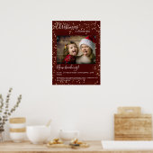 Kundenspezifisches Weihnachtslicht-Foto-Poster Poster (Küche)