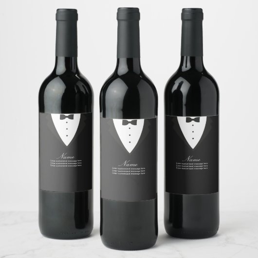 Kundenspezifisches Weinetikett oder Lebensmittelet (Flaschen)