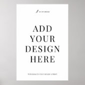 Kundenspezifisches Werbeplakat 27x40" Poster (Vorne)