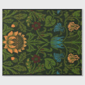 KUNDENSPEZIFISCHES William Morris-REBE-MUSTER Geschenkpapier (Flach)