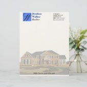 Kundenspezifisches wirkliches Anwesen stationär Briefbogen (Stehend Vorderseite)