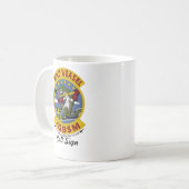 Kundenspezifisches Zeichen der Kaffeetasse w/call (Vorderseite Links)