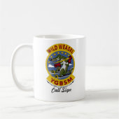 Kundenspezifisches Zeichen der Kaffeetasse w/call (Links)