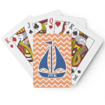 Kundenspezifisches Zickzack Muster des blauen