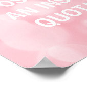 Kundenspezifisches Zitat, Personalisiertes Poster, Poster (Ecke)