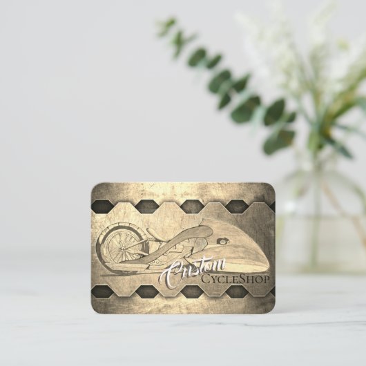 Kundenspezifisches Zyklus-Geschäft Visitenkarte (Stehend Vorderseite)