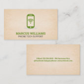 Kundensupport | Smartphone Wifi Visitenkarte (Vorne/Hinten)