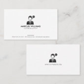 Kundensupport Visitenkarte (Vorne/Hinten)