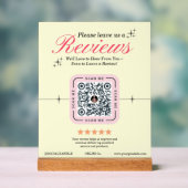 Kundenübersicht Benutzerdefiniert - QR-Code für ge Acrylschild (Neutral)